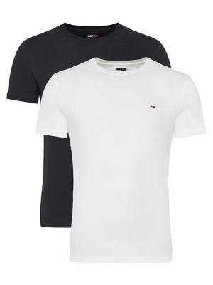 T-shirt męski na wiosnę casual Tommy Jeans ze sklepu: MODIVO w kategorii: T-shirty męskie - zdjęcie WP-EBWP-BKLVO-LN0_0000305034953