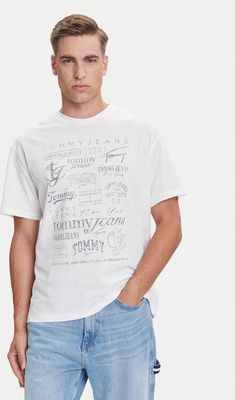 T-shirt męski młodzieżowy Tommy Jeans ze sklepu: MODIVO w kategorii: T-shirty męskie - zdjęcie WP-EBWP-BKLVO-LN0_0000305035066