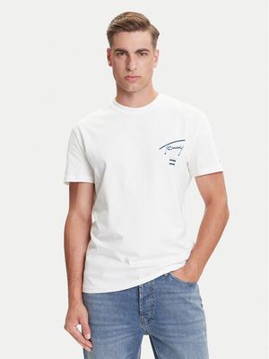Tommy Jeans - T-shirt męski wiosenny ze sklepu: MODIVO w kategorii: T-shirty męskie - zdjęcie WP-EBWP-BKLVO-LN0_0000305035240