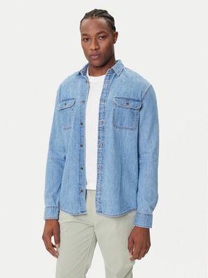 Koszula męska z klasycznym kołnierzykiem Tommy Jeans ze sklepu: MODIVO w kategorii: Koszule męskie - zdjęcie WP-EBWP-BKLVO-LN0_0000305035523