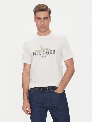 T-shirt męski na wiosnę młodzieżowy Tommy Hilfiger ze sklepu: MODIVO w kategorii: T-shirty męskie - zdjęcie WP-EBWP-BKLVO-LN0_0000305036346