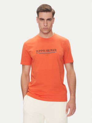 T-shirt męski młodzieżowy na wiosnę Tommy Hilfiger ze sklepu: MODIVO w kategorii: T-shirty męskie - zdjęcie WP-EBWP-BKLVO-LN0_0000305036520