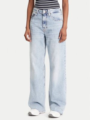Jeansy damskie w miejskim stylu casualowe Tommy Jeans ze sklepu: MODIVO w kategorii: Jeansy damskie - zdjęcie WP-EBWP-BKLVO-LN0_0000305039873