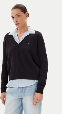 Sweter damski casual Tommy Jeans ze sklepu: MODIVO w kategorii: Swetry damskie - zdjęcie WP-EBWP-BKLVO-LN0_0000305040015