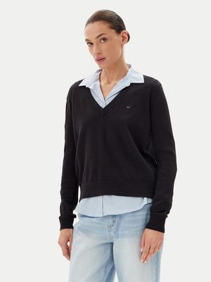 Sweter damski casual Tommy Jeans ze sklepu: MODIVO w kategorii: Swetry damskie - zdjęcie WP-EBWP-BKLVO-LN0_0000305040015