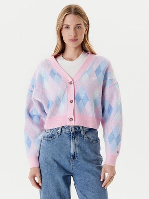 Sweter damski casualowy Tommy Jeans ze sklepu: MODIVO w kategorii: Swetry damskie - zdjęcie WP-EBWP-BKLVO-LN0_0000305040206