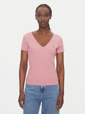 Bluzka damska casualowa Tommy Jeans ze sklepu: MODIVO w kategorii: Bluzki damskie - zdjęcie WP-EBWP-BKLVO-LN0_0000305040541