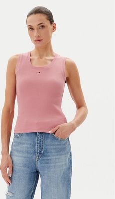 Bluzka damska letnia casualowa Tommy Jeans ze sklepu: MODIVO w kategorii: Bluzki damskie - zdjęcie WP-EBWP-BKLVO-LN0_0000305040572