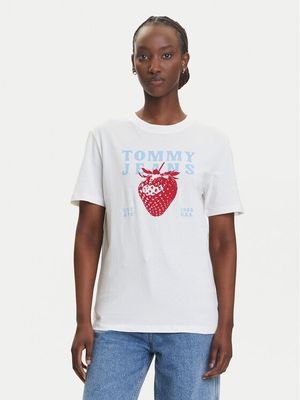 Bluzka damska na wiosnę Tommy Jeans ze sklepu: MODIVO w kategorii: Bluzki damskie - zdjęcie WP-EBWP-BKLVO-LN0_0000305040602