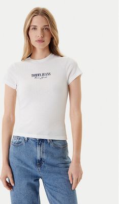 Bluzka damska w stylu młodzieżowym Tommy Jeans ze sklepu: MODIVO w kategorii: Bluzki damskie - zdjęcie WP-EBWP-BKLVO-LN0_0000305040626