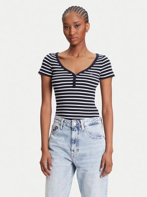Bluzka damska Tommy Jeans ze sklepu: MODIVO w kategorii: Bluzki damskie - zdjęcie WP-EBWP-BKLVO-LN0_0000305040633