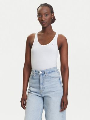 Bluzka damska casual Tommy Jeans ze sklepu: MODIVO w kategorii: Bluzki damskie - zdjęcie WP-EBWP-BKLVO-LN0_0000305040800