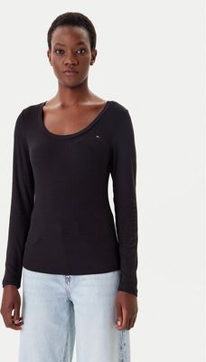 Bluzka damska jesienna Tommy Jeans ze sklepu: MODIVO w kategorii: Bluzki damskie - zdjęcie WP-EBWP-BKLVO-LN0_0000305040817