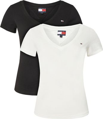 Bluzka damska wiosenna Tommy Jeans ze sklepu: MODIVO w kategorii: Bluzki damskie - zdjęcie WP-EBWP-BKLVO-LN0_0000305040961