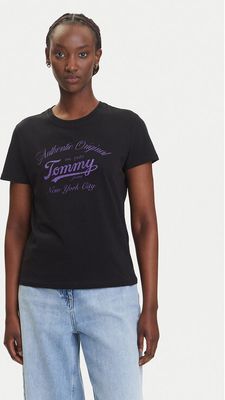 Bluzka damska wiosenna w stylu młodzieżowym Tommy Jeans ze sklepu: MODIVO w kategorii: Bluzki damskie - zdjęcie WP-EBWP-BKLVO-LN0_0000305041050