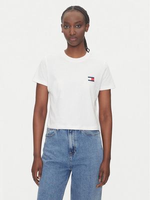 Tommy Jeans - Bluzka damska ze sklepu: MODIVO w kategorii: Bluzki damskie - zdjęcie WP-EBWP-BKLVO-LN0_0000305041234