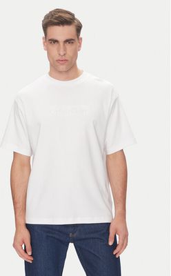 T-shirt męski casualowy Calvin Klein ze sklepu: MODIVO w kategorii: T-shirty męskie - zdjęcie WP-EBWP-BKLVO-LN0_0000305043443