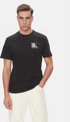 T-shirt męski casualowy Calvin Klein ze sklepu: MODIVO w kategorii: T-shirty męskie - zdjęcie WP-EBWP-BKLVO-LN0_0000305043528