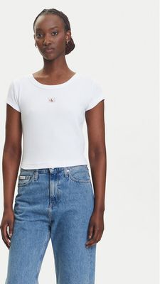 Bluzka damska na wiosnę Calvin Klein Jeans ze sklepu: MODIVO w kategorii: Bluzki damskie - zdjęcie WP-EBWP-BKLVO-LN0_0000305043801