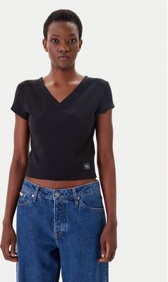 Bluzka damska casualowa na wiosnę Calvin Klein Jeans ze sklepu: MODIVO w kategorii: Bluzki damskie - zdjęcie WP-EBWP-BKLVO-LN0_0000305043962