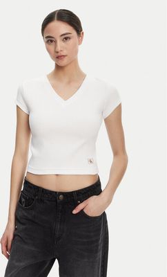 Calvin Klein Jeans - Bluzka damska ze sklepu: MODIVO w kategorii: Bluzki damskie - zdjęcie WP-EBWP-BKLVO-LN0_0000305043986