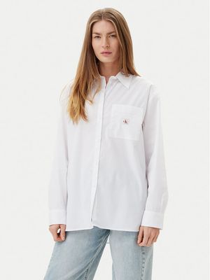 Calvin Klein Jeans - Koszula damska elegancka ze sklepu: MODIVO w kategorii: Koszule damskie - zdjęcie WP-EBWP-BKLVO-LN0_0000305043993
