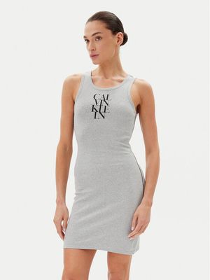 Sukienka casual na lato Calvin Klein Jeans ze sklepu: MODIVO w kategorii: Sukienki - zdjęcie WP-EBWP-BKLVO-LN0_0000305044006