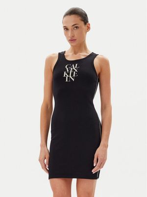 Sukienka casualowa Calvin Klein Jeans ze sklepu: MODIVO w kategorii: Sukienki - zdjęcie WP-EBWP-BKLVO-LN0_0000305044013