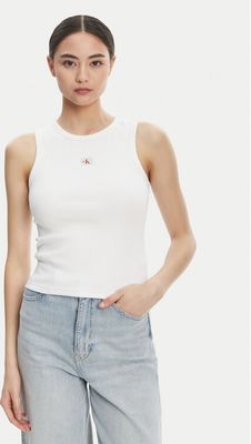 Calvin Klein Jeans - Bluzka damska na lato ze sklepu: MODIVO w kategorii: Bluzki damskie - zdjęcie WP-EBWP-BKLVO-LN0_0000305044372