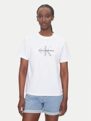 Bluzka damska wiosenna Calvin Klein Jeans ze sklepu: MODIVO w kategorii: Bluzki damskie - zdjęcie WP-EBWP-BKLVO-LN0_0000305044686