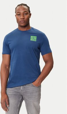 T-shirt męski casual Calvin Klein Jeans ze sklepu: MODIVO w kategorii: T-shirty męskie - zdjęcie WP-EBWP-BKLVO-LN0_0000305045300