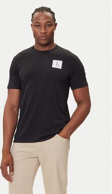 T-shirt męski na wiosnę casual Calvin Klein Jeans ze sklepu: MODIVO w kategorii: T-shirty męskie - zdjęcie WP-EBWP-BKLVO-LN0_0000305045324