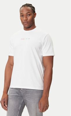 T-shirt męski casual Calvin Klein Jeans ze sklepu: MODIVO w kategorii: T-shirty męskie - zdjęcie WP-EBWP-BKLVO-LN0_0000305045843