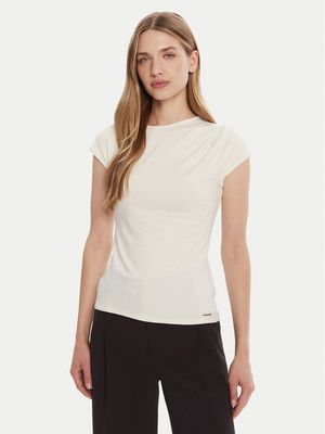 Bluzka damska wiosenna Calvin Klein ze sklepu: MODIVO w kategorii: Bluzki damskie - zdjęcie WP-EBWP-BKLVO-LN0_0000305049261