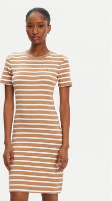 Sukienka prosta Tommy Hilfiger ze sklepu: MODIVO w kategorii: Sukienki - zdjęcie WP-EBWP-BKLVO-LN0_0000305056726