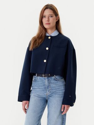 Marynarka elegancki Tommy Hilfiger ze sklepu: MODIVO w kategorii: Marynarki damskie - zdjęcie WP-EBWP-BKLVO-LN0_0000305057273