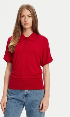 Bluzka damska Tommy Hilfiger ze sklepu: MODIVO w kategorii: Bluzki damskie - zdjęcie WP-EBWP-BKLVO-LN0_0000305057464