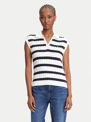 Sweter damski casual Tommy Hilfiger ze sklepu: MODIVO w kategorii: Swetry damskie - zdjęcie WP-EBWP-BKLVO-LN0_0000305057488