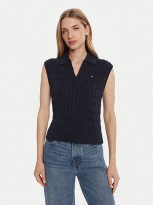 Sweter damski Tommy Hilfiger ze sklepu: MODIVO w kategorii: Swetry damskie - zdjęcie WP-EBWP-BKLVO-LN0_0000305057495