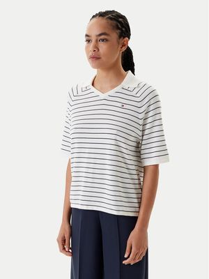 Bluzka damska na wiosnę Tommy Hilfiger ze sklepu: MODIVO w kategorii: Bluzki damskie - zdjęcie WP-EBWP-BKLVO-LN0_0000305057556
