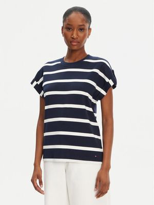 Bluzka damska na wiosnę Tommy Hilfiger ze sklepu: MODIVO w kategorii: Bluzki damskie - zdjęcie WP-EBWP-BKLVO-LN0_0000305057853