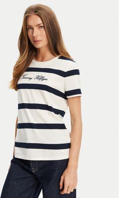 Bluzka damska casual Tommy Hilfiger ze sklepu: MODIVO w kategorii: Bluzki damskie - zdjęcie WP-EBWP-BKLVO-LN0_0000305057945