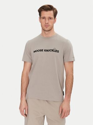T-shirt męski wiosenny Moose Knuckles ze sklepu: MODIVO w kategorii: T-shirty męskie - zdjęcie WP-EBWP-BKLVO-LN0_0000305089083