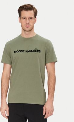 T-shirt męski w stylu młodzieżowym na wiosnę Moose Knuckles ze sklepu: MODIVO w kategorii: T-shirty męskie - zdjęcie WP-EBWP-BKLVO-LN0_0000305089090