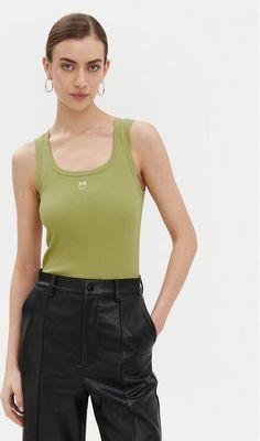 Bluzka damska casual Pinko ze sklepu: MODIVO w kategorii: Bluzki damskie - zdjęcie WP-EBWP-BKLVO-LN0_0000305097637