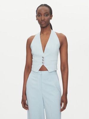 Kamizelka damska casual Pinko ze sklepu: MODIVO w kategorii: Kamizelki damskie - zdjęcie WP-EBWP-BKLVO-LN0_0000305097804
