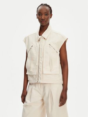Kamizelka damska casual Pinko ze sklepu: MODIVO w kategorii: Kamizelki damskie - zdjęcie WP-EBWP-BKLVO-LN0_0000305099334