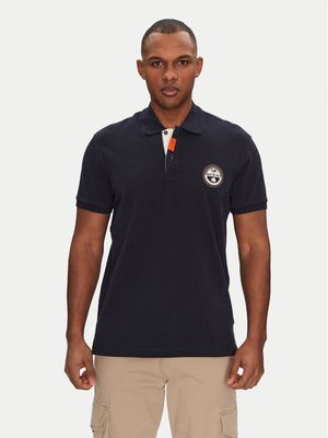 T-shirt męski casualowy Napapijri ze sklepu: MODIVO w kategorii: T-shirty męskie - zdjęcie WP-EBWP-BKLVO-LN0_0000305102119