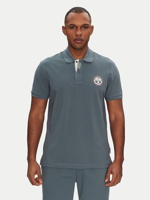 T-shirt męski na wiosnę Napapijri ze sklepu: MODIVO w kategorii: T-shirty męskie - zdjęcie WP-EBWP-BKLVO-LN0_0000305102157