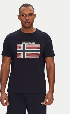 Napapijri - T-shirt męski ze sklepu: MODIVO w kategorii: T-shirty męskie - zdjęcie WP-EBWP-BKLVO-LN0_0000305102409
